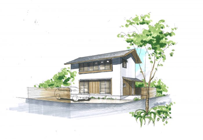 完成見学会「二階リビングの家」~心地良い風を感じながら 時を過ごす。~