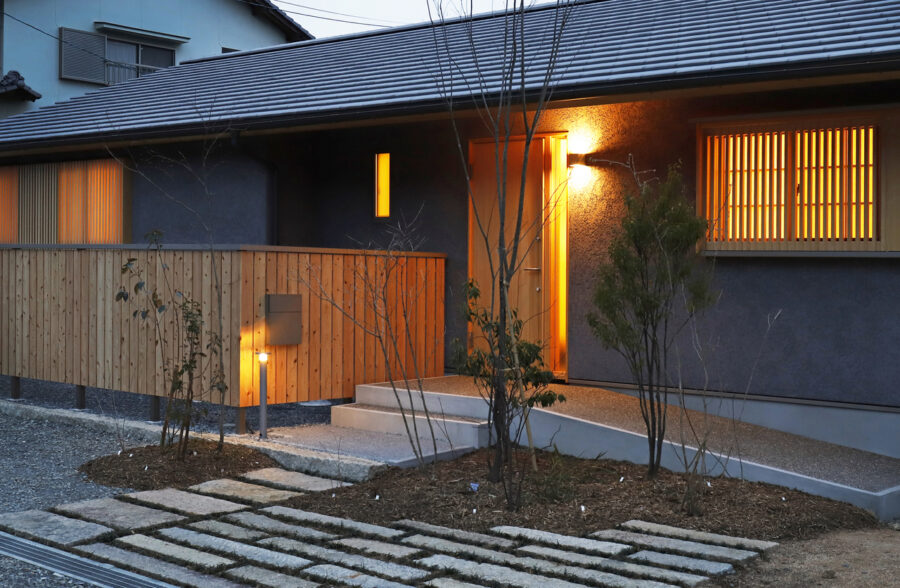 竹原の平屋（夜ver.）