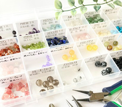 天然石ブレスレットワークショップ